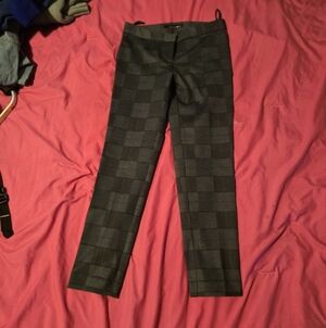 Checkered Black Pants